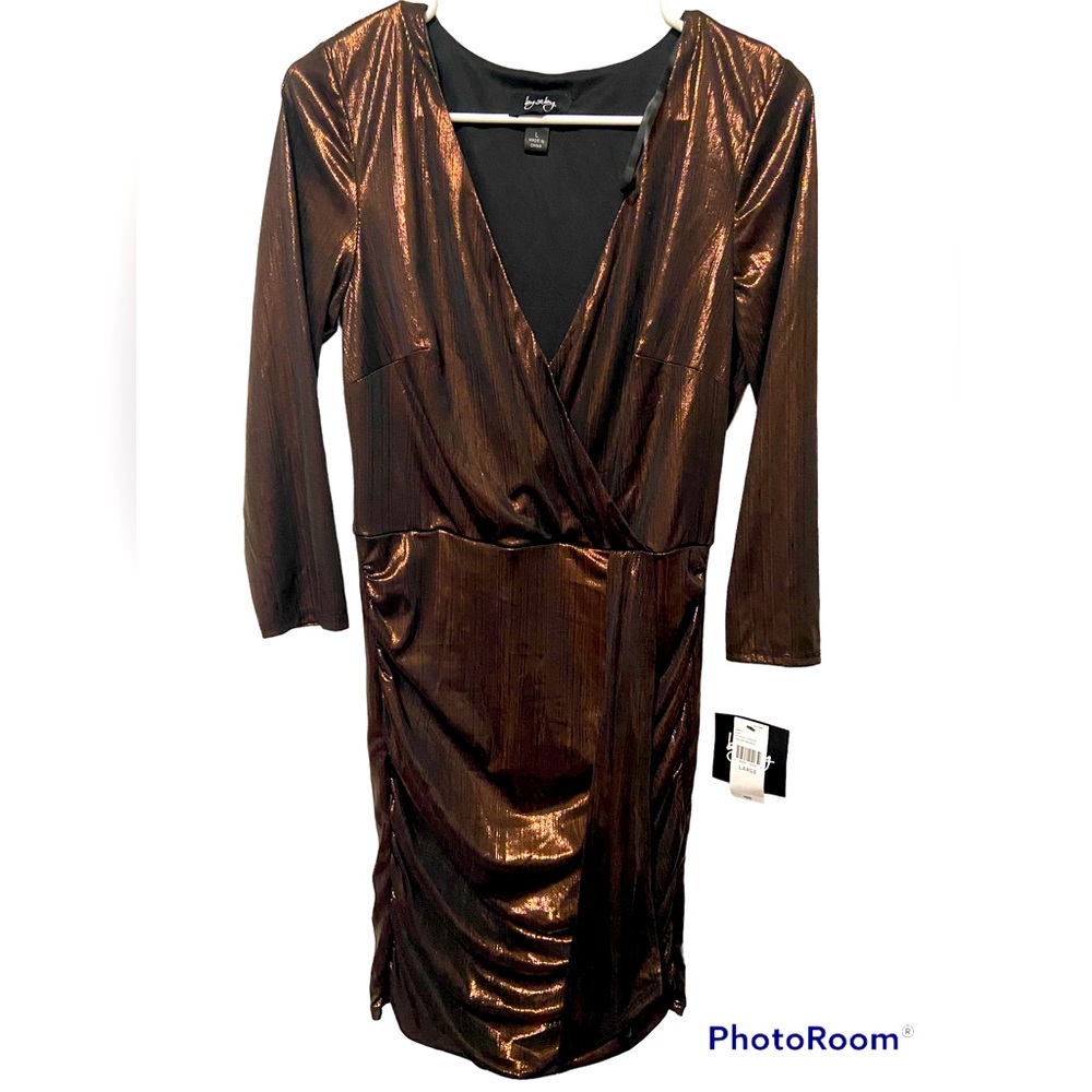 By & By size L Bronze Dress NWT